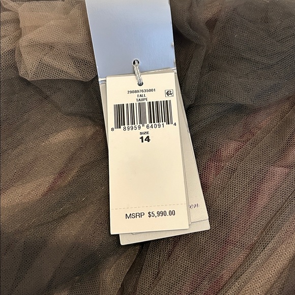 Ralph Lauren Purple Label Tulle Strapless Evening Dress - Picture 6 of 6